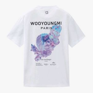 우영미 3D 코랄 백로고 티셔츠 - 25SS 팝니다.