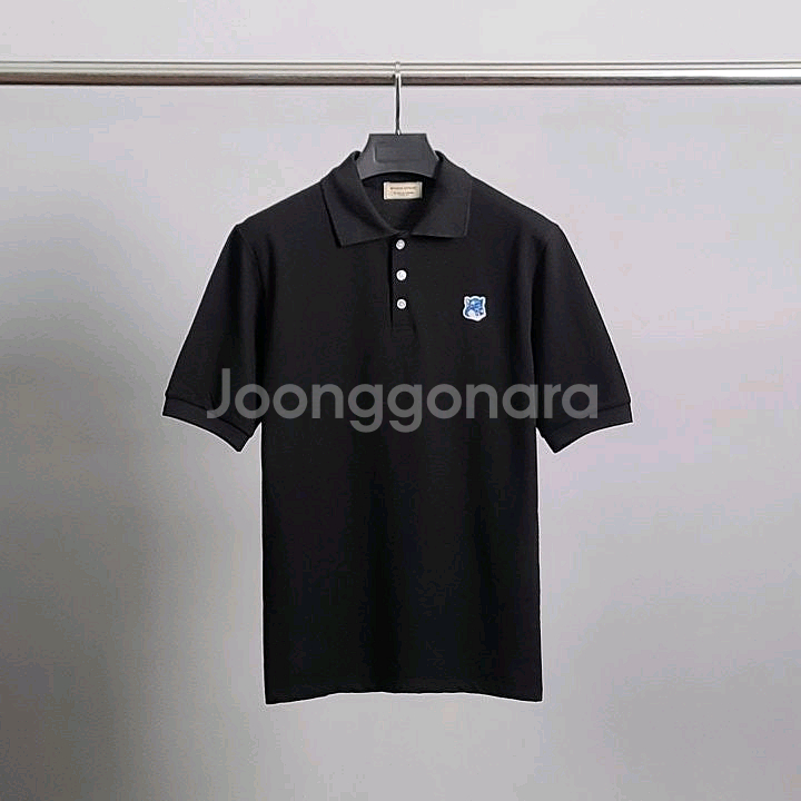 메종키츠네 블루폭스 PK 반팔 카라티--1