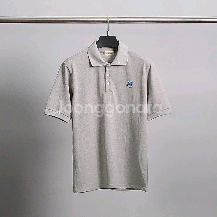 메종키츠네 블루폭스 PK 반팔 카라티--2