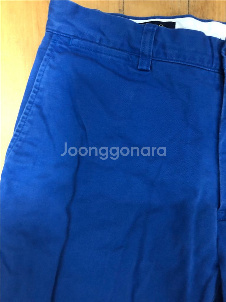 폴로 랄프로렌 클래식핏 치노팬츠 반바지 블루 32--2