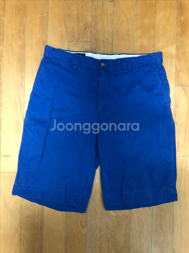 폴로 랄프로렌 클래식핏 치노팬츠 반바지 블루 32--0