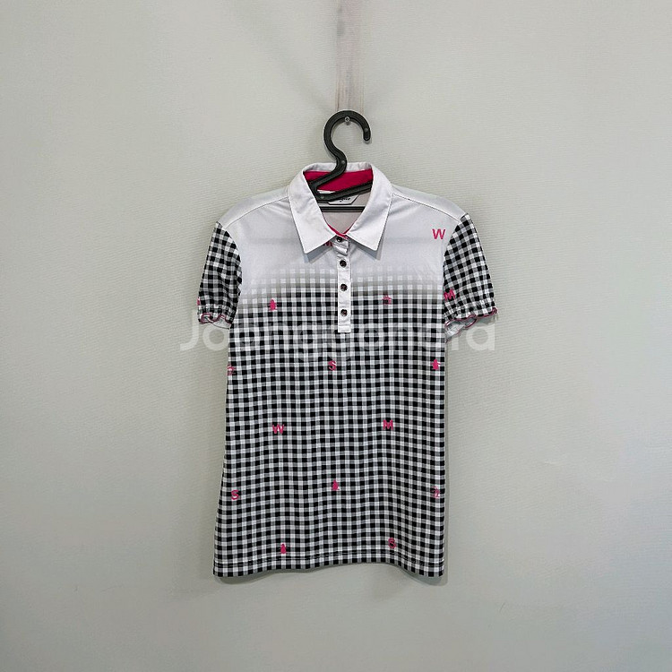 먼싱웨어 골프 여성 반팔 티셔츠 M--0