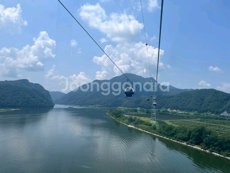 춘천 삼악산 호수케이블카 크리스탈캐빈 4장 일괄판매.--1