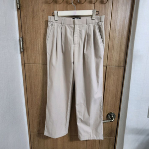 (M)드로우핏 히든밴딩 핀턱 린넨 팬츠