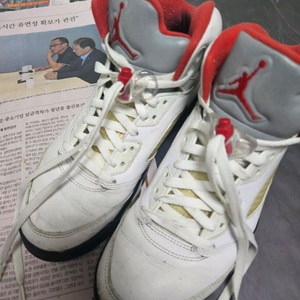 조던5 파이어레드 실버텅 서태웅 265