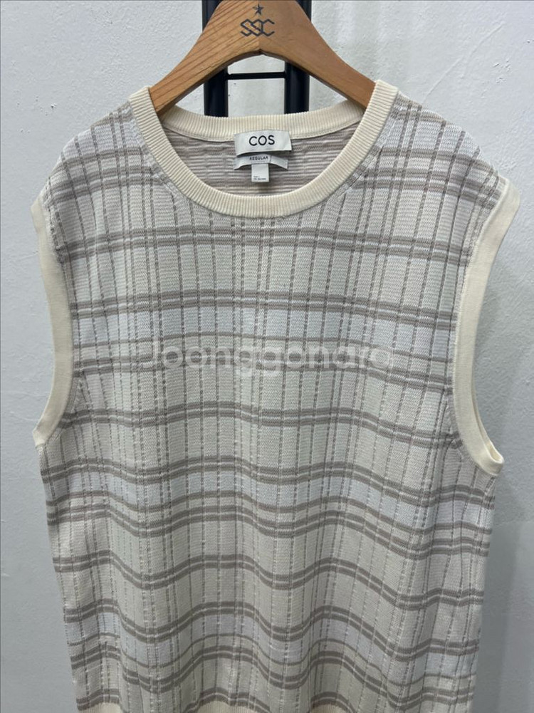 정품) COS 남성 니트조끼 베스트 L--2