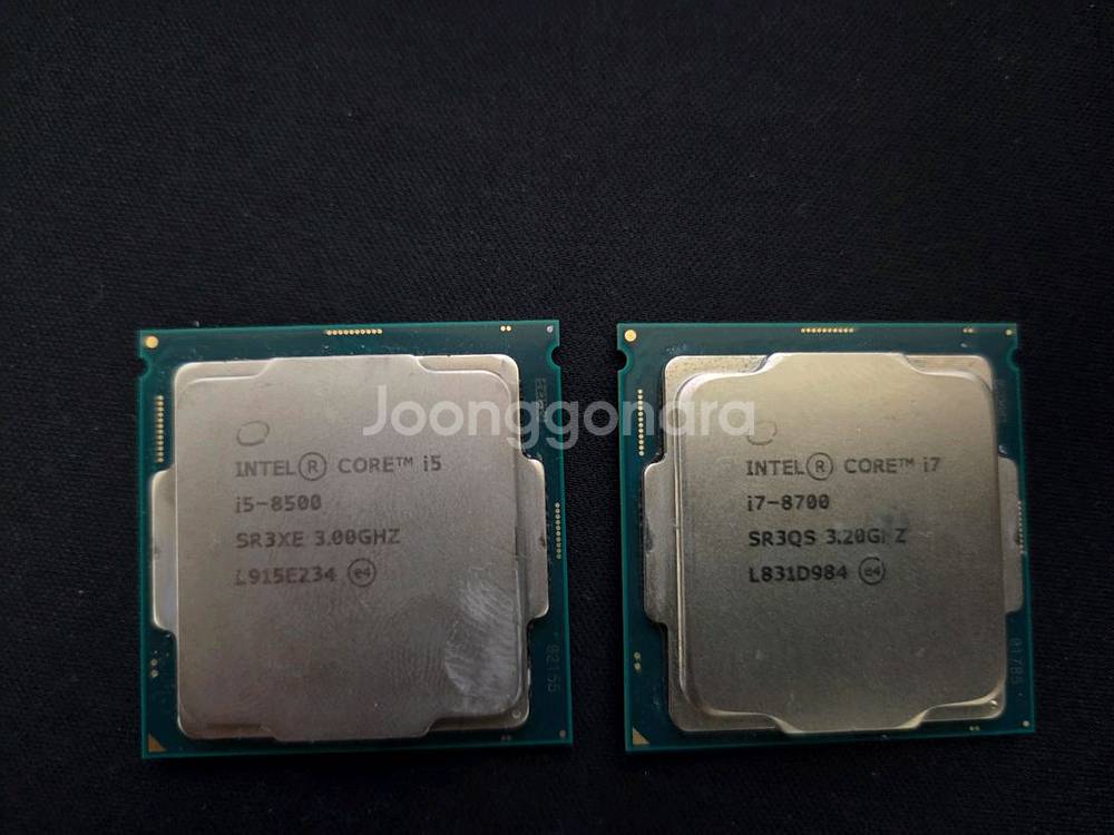 (무료배송)고장난 i7 8700, i5 8500 cpu--0
