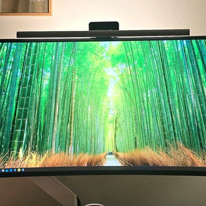 크로스오버 40인치 울트라 와이드 커브드 5K 모니터