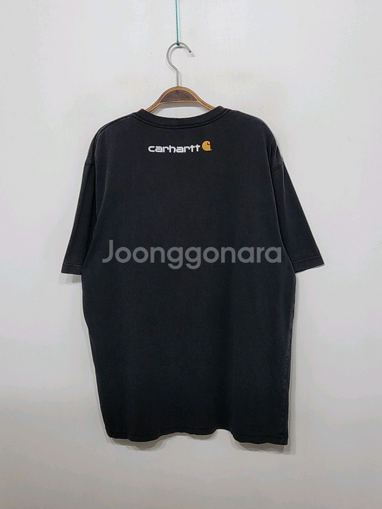 (XL) 칼하트 반팔티 블랙 빅로고 티셔츠 아메카지--4