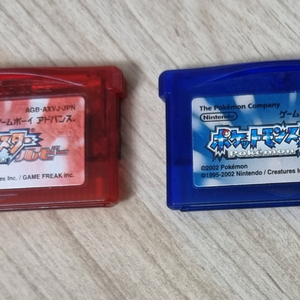 gba 게임보이 어드밴스 포켓몬스터 루비 사파이어