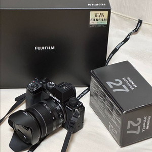후지필름 X-S10+XF18-55렌즈, XF27렌즈