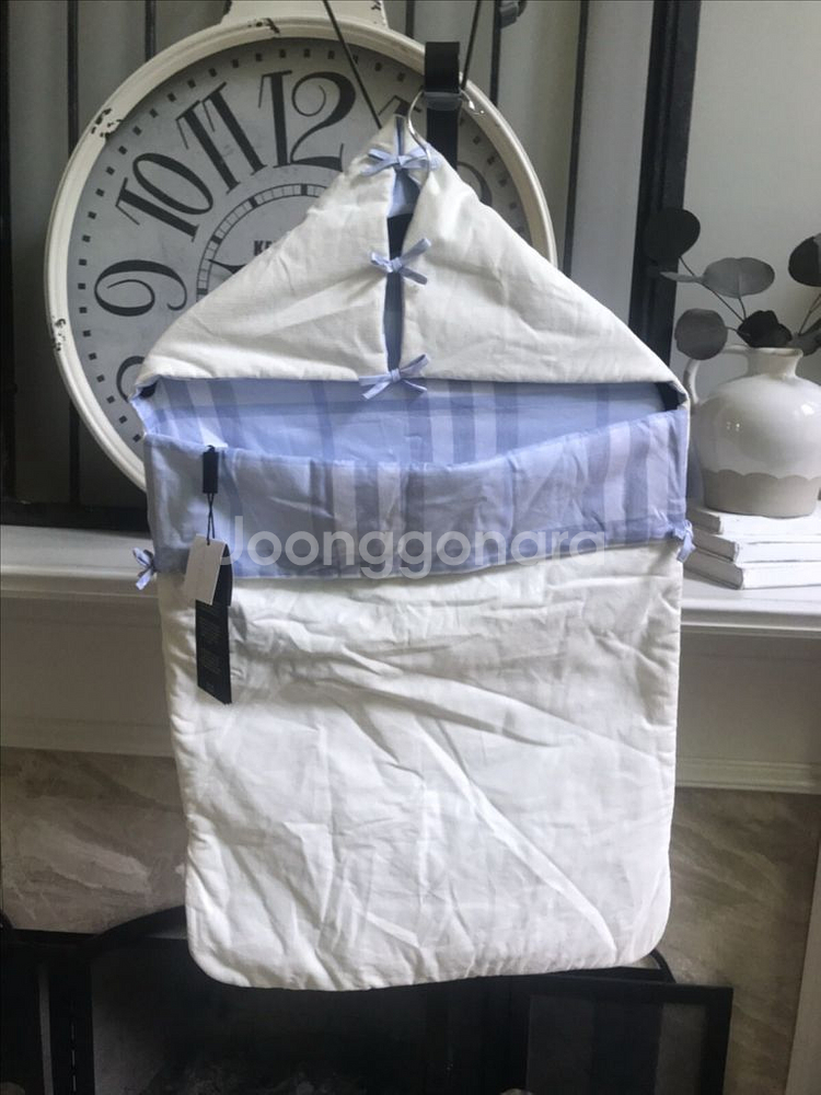 정품) 버버리 칠드런 겉싸개 블랭킷 슬리핑백 신생아 이--0