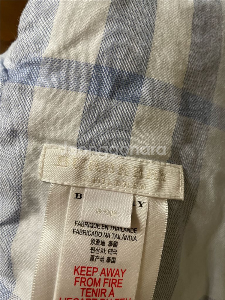 정품) 버버리 칠드런 겉싸개 블랭킷 슬리핑백 신생아 이--4