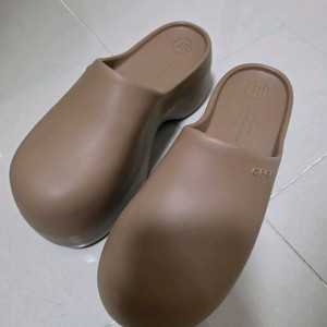 오프오프 OFOF 플랫폼 통굽 여성용 키높이 뮬 슬리퍼