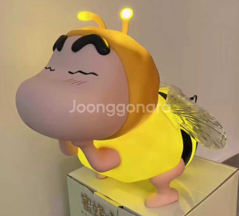 짱구 꿀벌 led 무드등 33cm--0