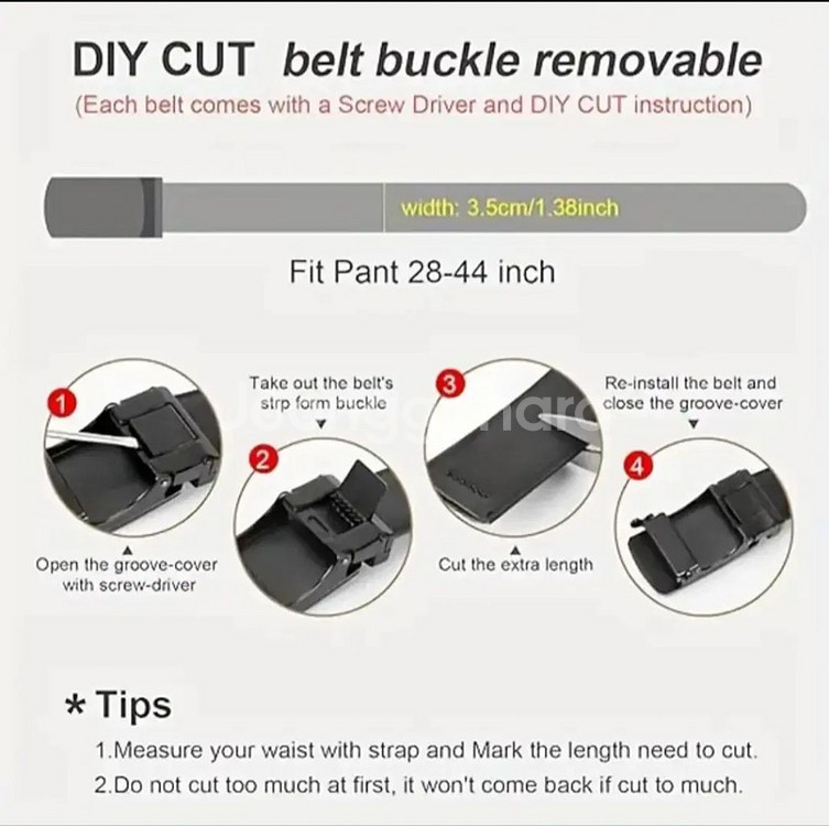 고급 가죽벨트 * 금속 자동버클 통 소가죽--4