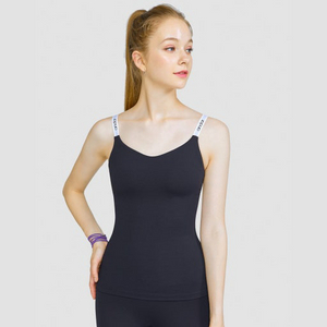 [한철착용]안다르 로고 브라탑 탱크탑 블랙 S