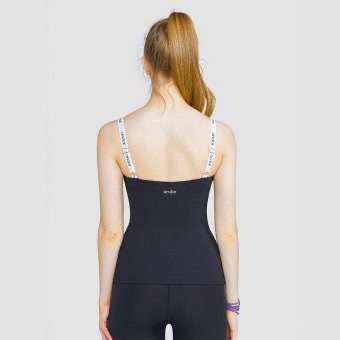 [한철착용]안다르 로고 브라탑 탱크탑 블랙 S--2