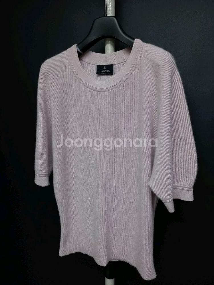 랑방 춘추 캐시미어블랜 6부 니트블라우스 66.77--2