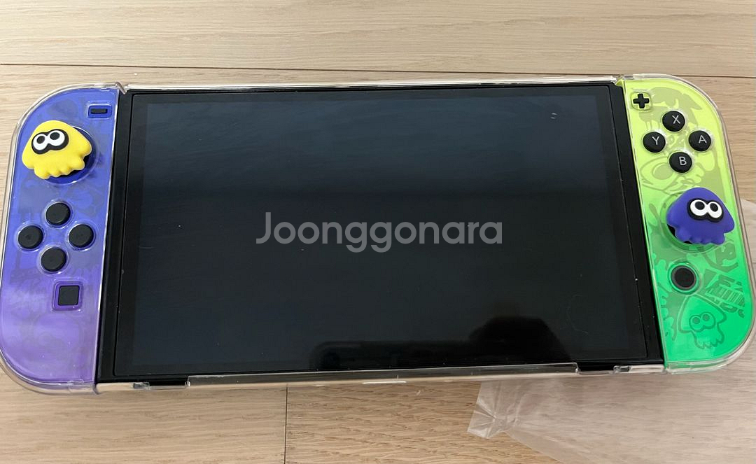 닌텐도 스위치 OLED 스플래툰 에디션 풀구성--2