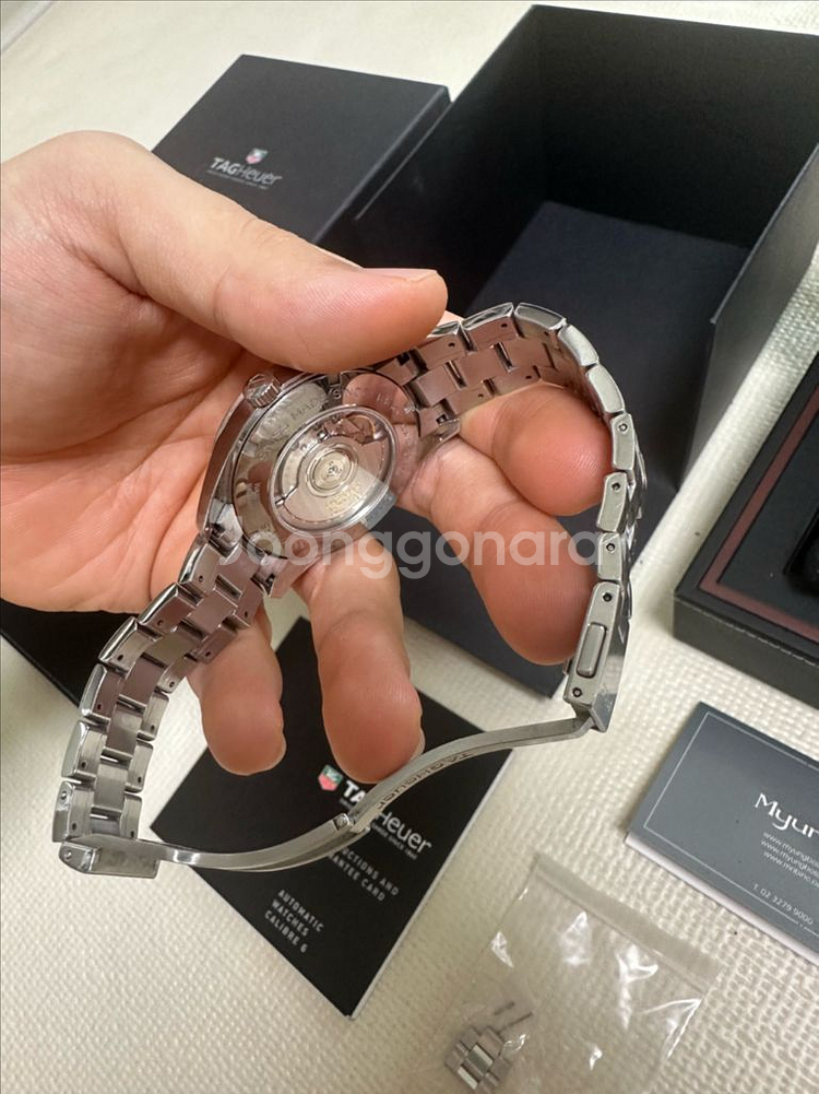 테그호이어 정품 까레라 헤리티지 38mm 시계--5