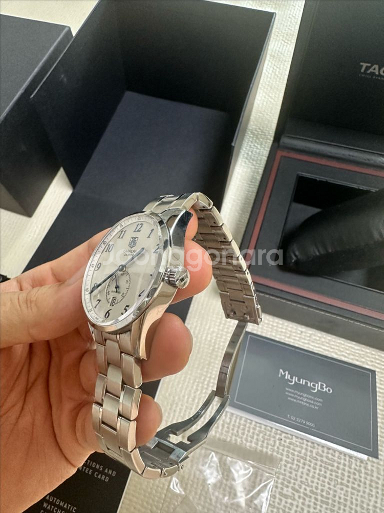 테그호이어 정품 까레라 헤리티지 38mm 시계--3