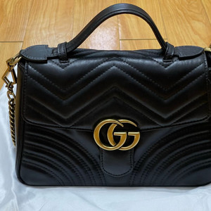 GUCCI 구찌 마몬트 탑 핸들백