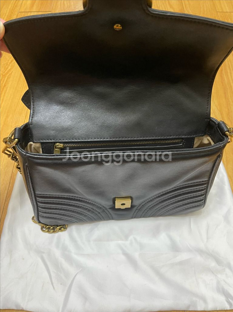 GUCCI 구찌 마몬트 탑 핸들백--4
