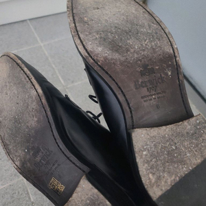 버윅 1707 블랙 더비슈즈 270