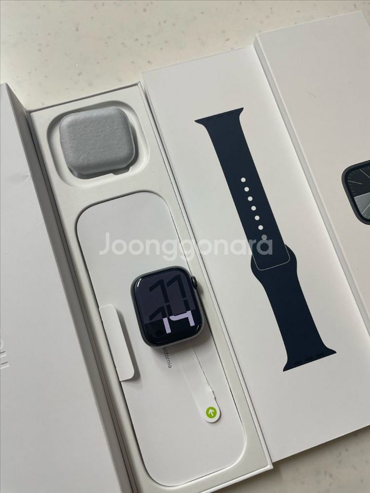 애플워치9스테인리스 41mm 신품급--0