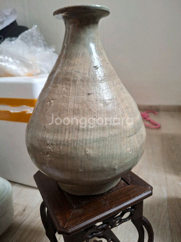 분청귀얄주병--0