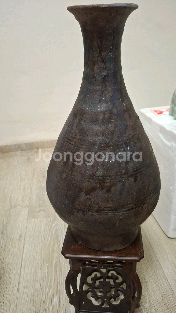 고려흙유대형주병--0