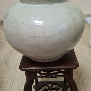 조선백자호