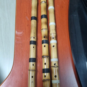 황죽 대나무 단소 3개 일괄