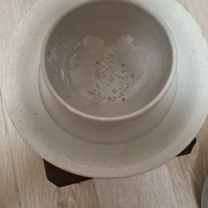 조선백자잔잔대