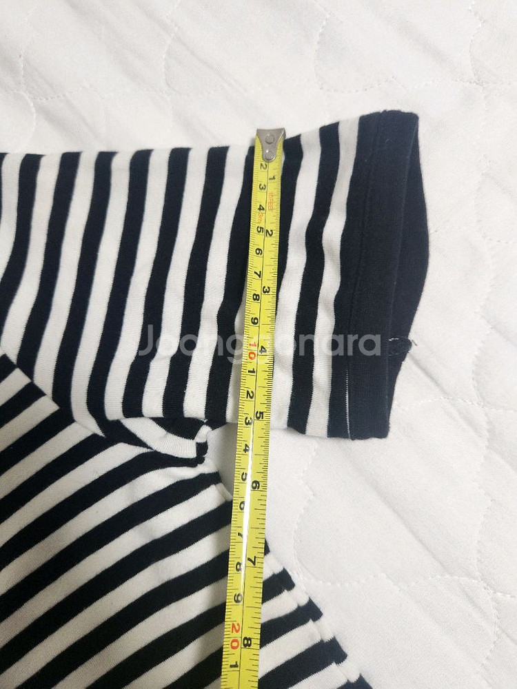 [정품/상태A+] 로라로라 블랙 스트라이프 티셔츠 프리--5