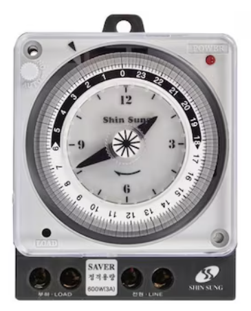 신성계전 전기타이머 SST-16RPS 4단자 충전식