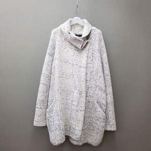 한섬 랑방 트위드 롱 가디건 코트 F사이즈