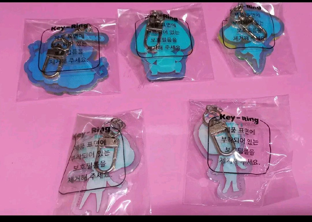 키링 5종 일괄) 라인프렌즈1개 개구리중사케로로4개 이미지
