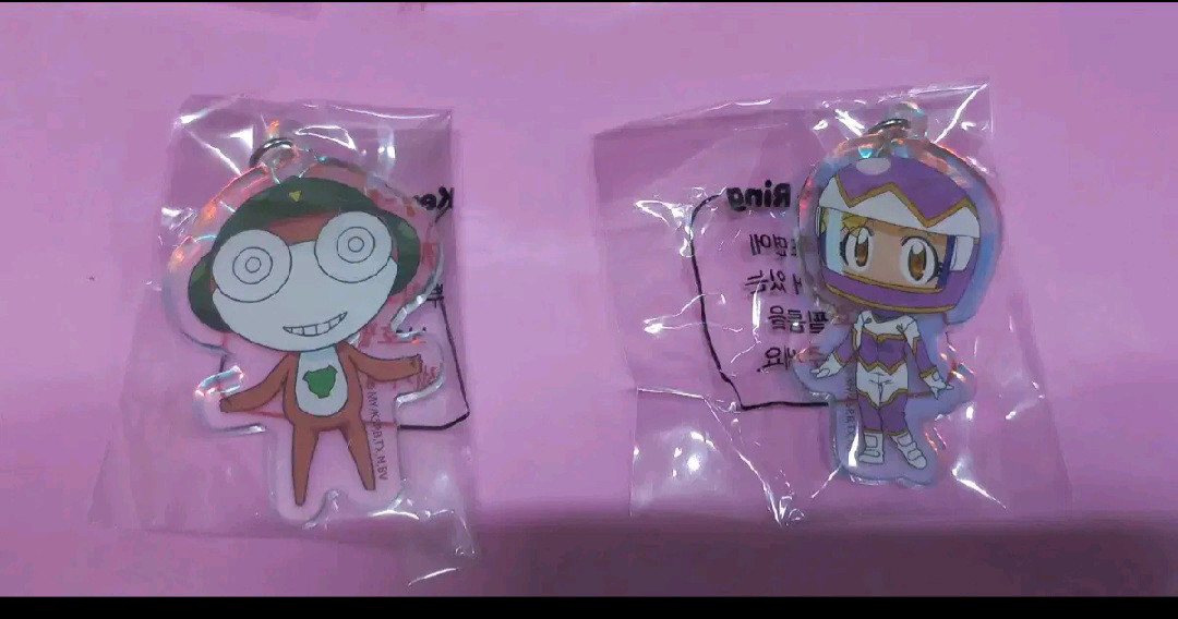 키링 5종 일괄) 라인프렌즈1개 개구리중사케로로4개 이미지