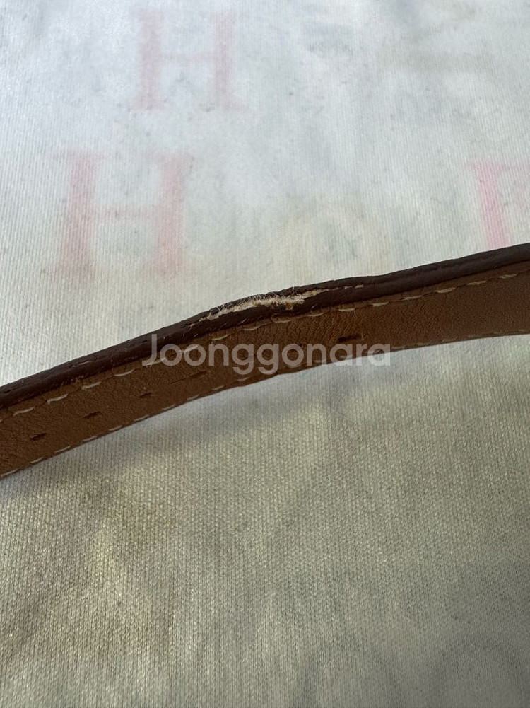 애플워치7 45mm 스테인리스 Hermes 가죽스트랩--5