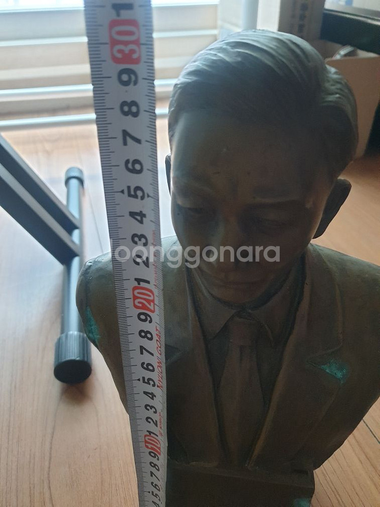 박정희 백범김구 황동흉상 2점일괄--8