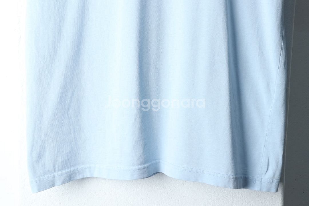 (XL) 빈폴 반팔 티셔츠 연블루 로고--3