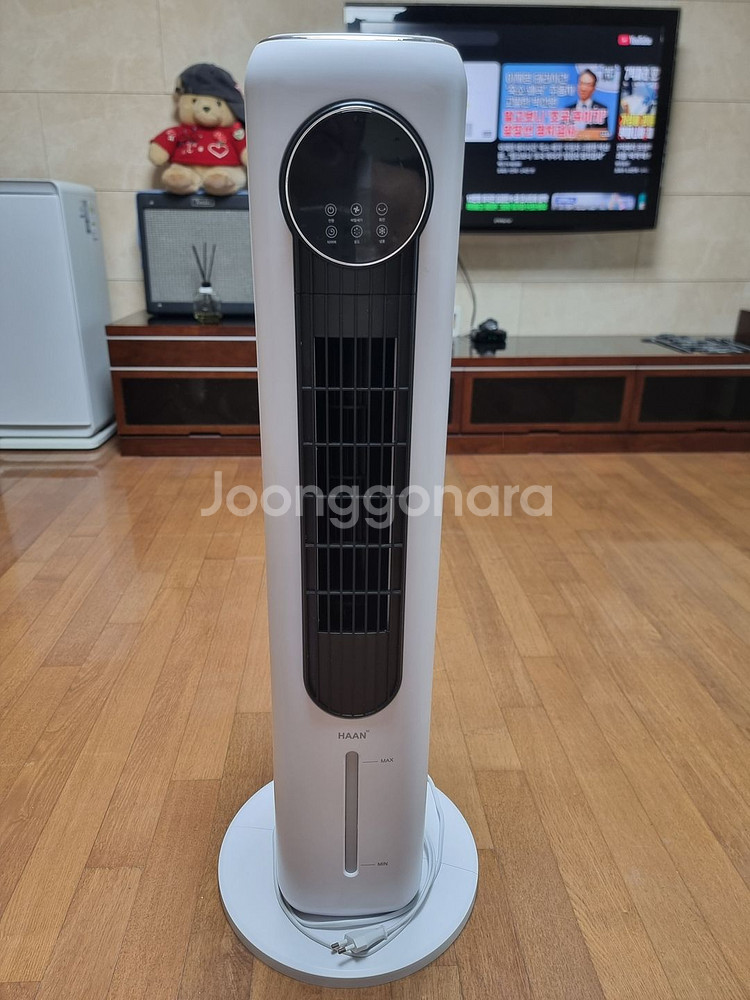 한경희 타워형 리모콘 타워팬 에어쿨러 HAAN-L400--0