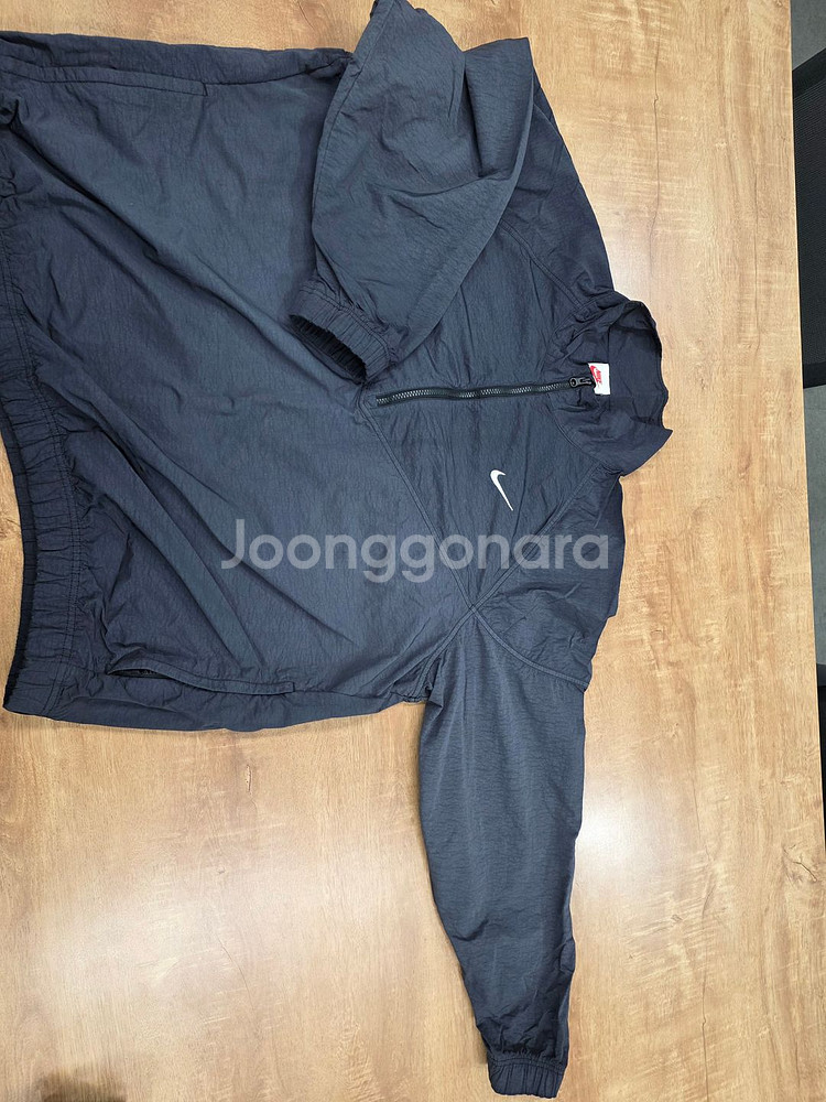 [XL] 나이키 x 스투시 윈드러너 자켓 오프 느와르--0