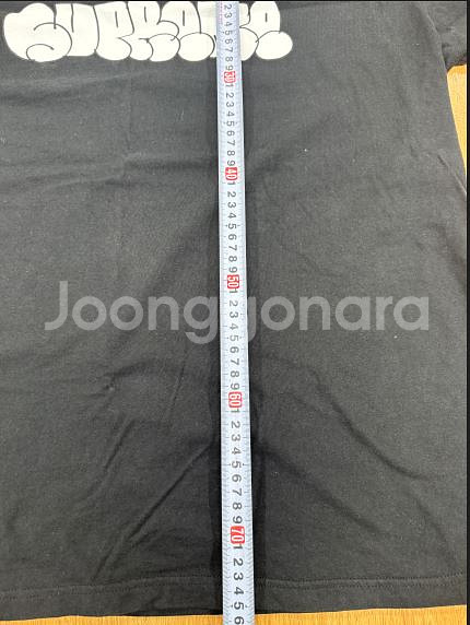 [XL] 슈프림 X 홈런 티셔츠 블랙 (25SS)--1
