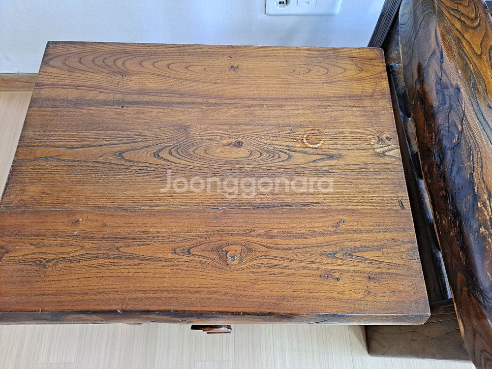 통나무 고급진 고가구 스타일 쇼파, 테이블, 3단서랍장--8