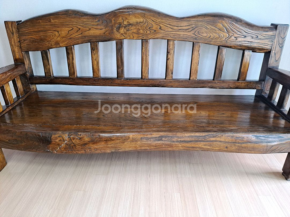통나무 고급진 고가구 스타일 쇼파, 테이블, 3단서랍장--5