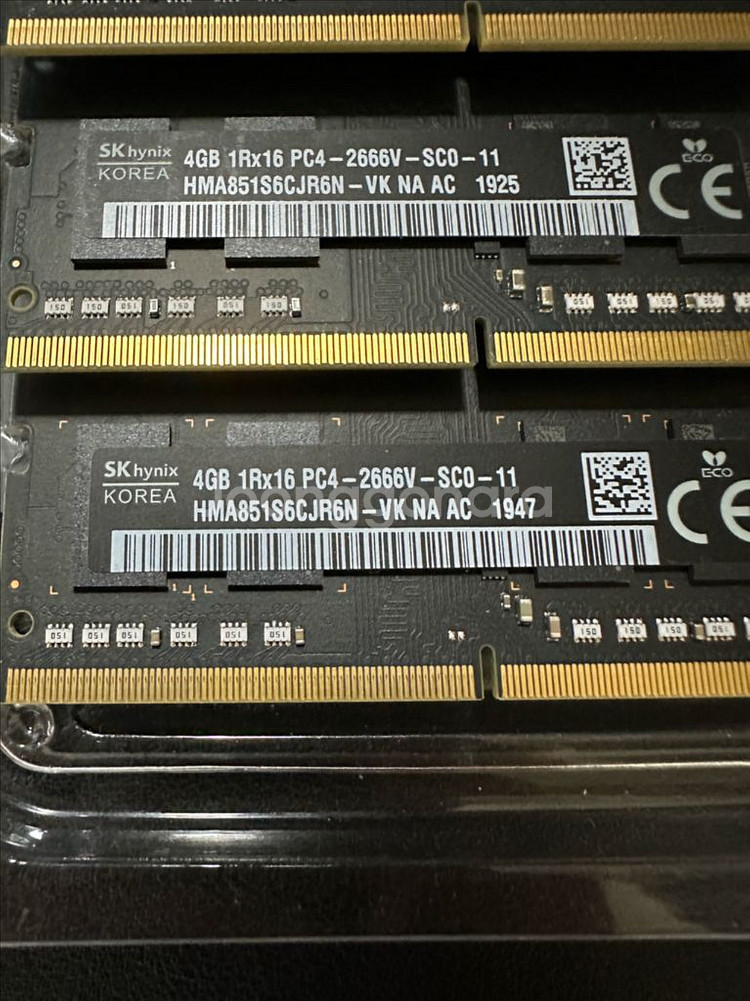 노트북램 ddr4 아이맥램--1