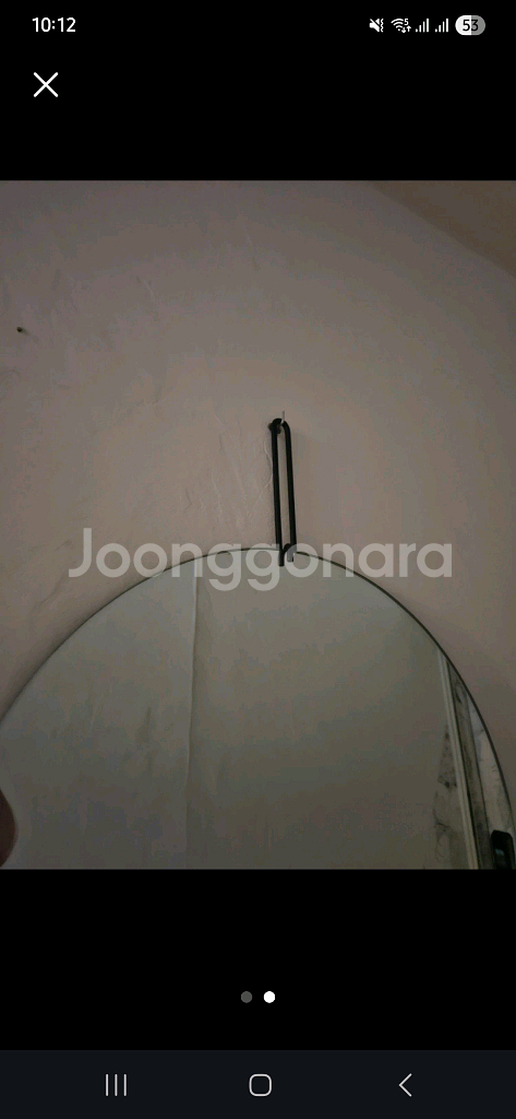 벽 거울 50cm--1